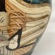 Винтажная ваза-кашпо в абстрактном стиле
